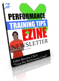 Performance Training Tips Ezine Newsletter